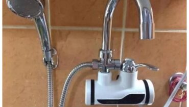 Монтаж проточного водонагревательного крана