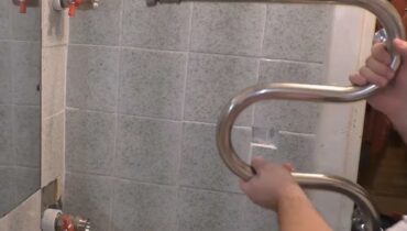 Установка и подключение полотенцесушителя